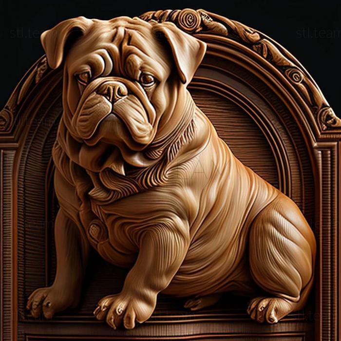 Continental Bulldog dog